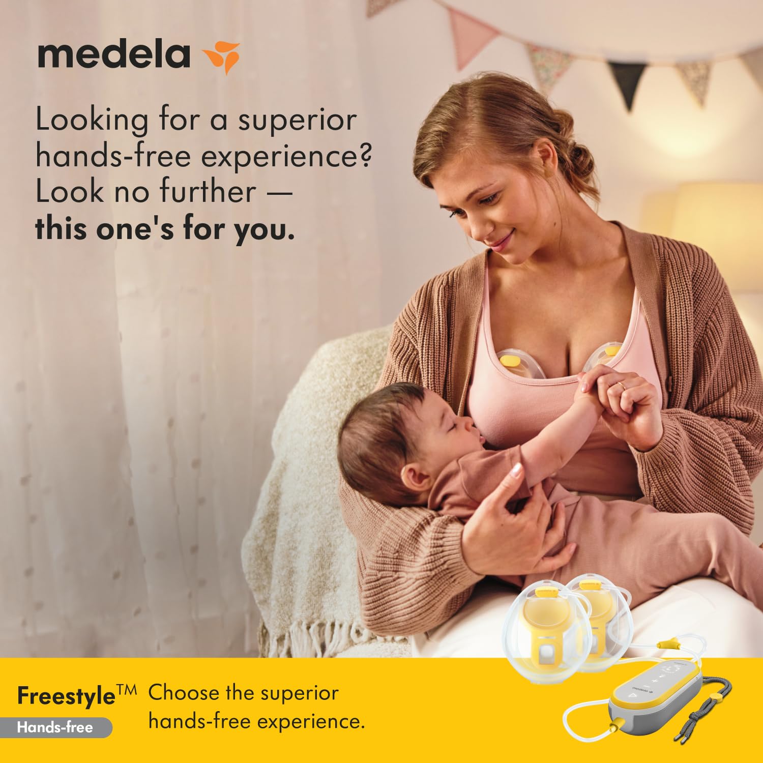 Medela Portable and Discreet Double Electric Breast Pump with App connectivity